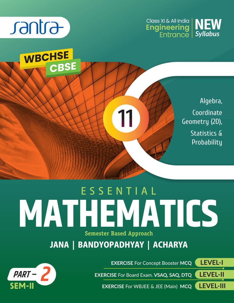 ESSENTIAL MATHEMATICS- Class XI (Part 1 & 2)(Eng.Version) 2026